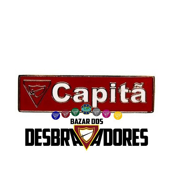 DISTINTIVO FUNÇÃO UNIDADE CAPITÃ - METAL