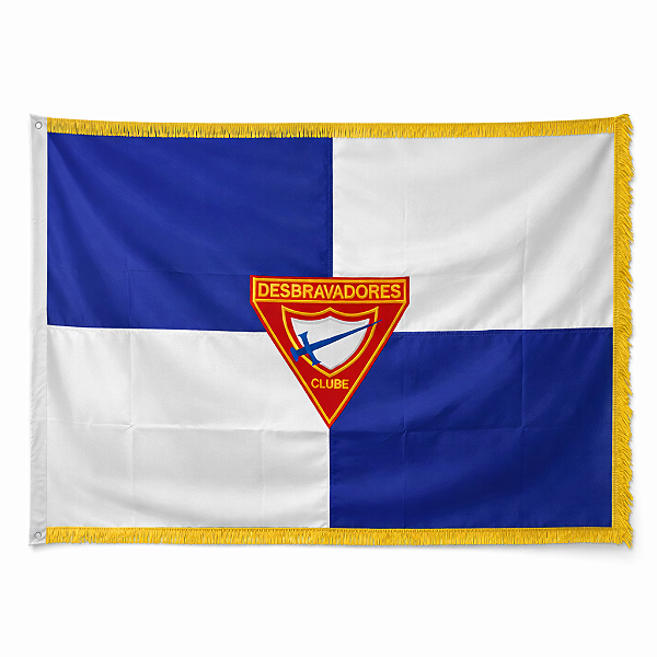 BANDEIRA DESBRAVADORES COM FRANJA - LEIA A DESCRIÇÃO!