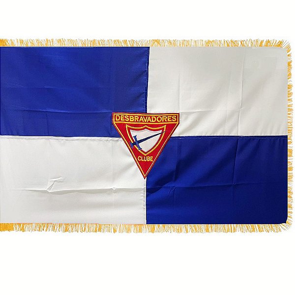 BANDEIRA DESBRAVADORES COM FRANJA - LEIA A DESCRIÇÃO!