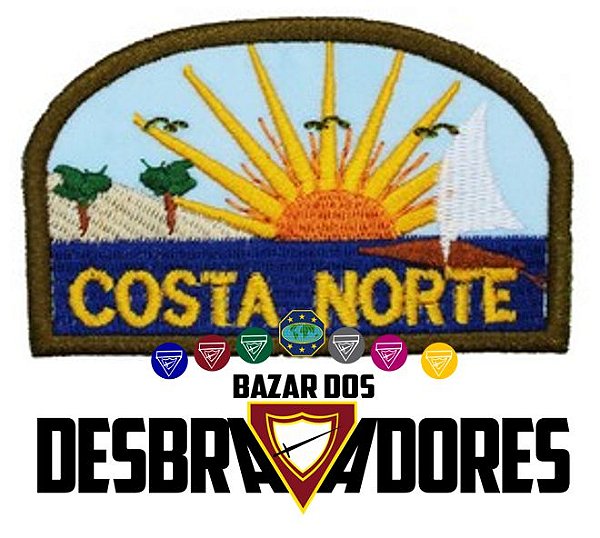 EMBLEMA DE CAMPO ANTIGO - 2ª e 3ª GERAÇÃO - COSTA NORTE