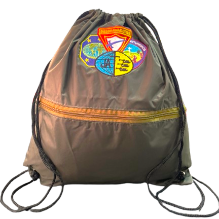 MOCHILA SACO (sacochila) - VERDE MILITAR