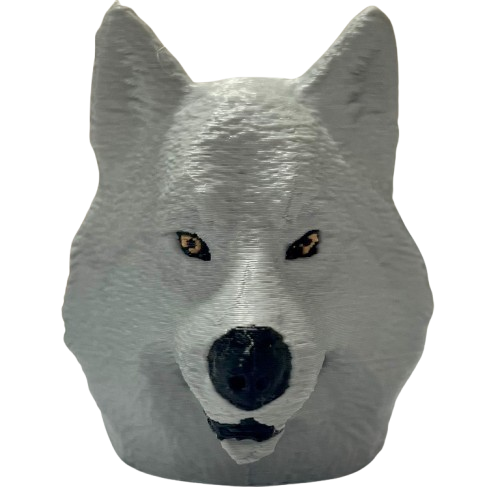 PRENDEDOR 3D - LOBO - EDIÇÃO LIMITADA