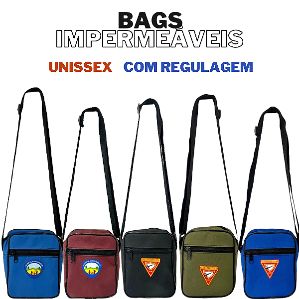 BOLSA TRANSVERSAL IMPERMEÁVEL (SHOULDER BAG)