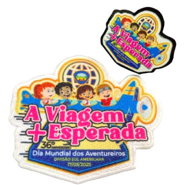 KIT PRENDEDOR E TRUNFO AVENTUREIROS - 36 ANOS - 2025 - A VIAGEM MAIS ESPERADA