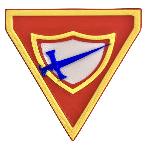 PRENDEDOR 3D - TRIÂNGULO D1 DBV