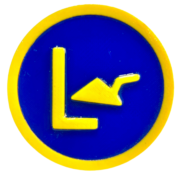 PRENDEDOR 3D - EDIFICADORES (4,3 cm X 4,3 cm)