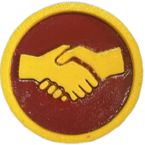 PRENDEDOR 3D - MÃOS AJUDADORAS (4,3 cm X 4,3 cm)