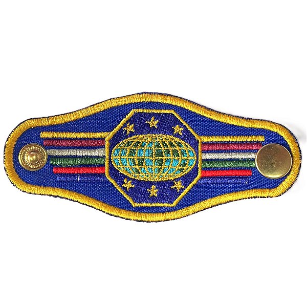 PRENDEDOR DE LÍDER - AZUL CLASSES COM BOTÕES ( NÃO OFICIAL DE UNIFORME DE GALA)