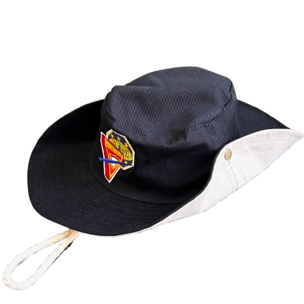 CHAPÉU AUSTRALIANO LÍDER - PRETO E BEGE - LD4