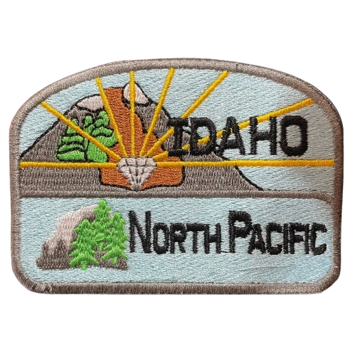 EMBLEMA DE CAMPO INTERNACIONAL - IDAHO - NORTH PACIFC - G