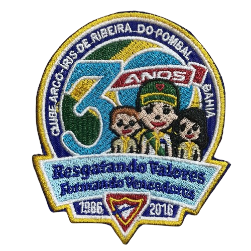 TRUNFO COMEMORATIVO - ANIVERSÁRIO 30 ANOS CLUBE ARCO-ÍRIS DE RIBEIRA DO POMBAL BA - 2016 - RESGATANDO VALORES
