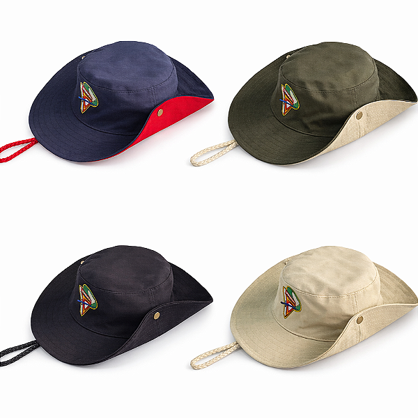 CHAPÉU - CORES - TRIÂNGULO SOBRE O GLOBO D4