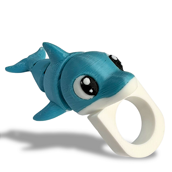 PRENDEDOR 3D ARTICULADO - GOLFINHO