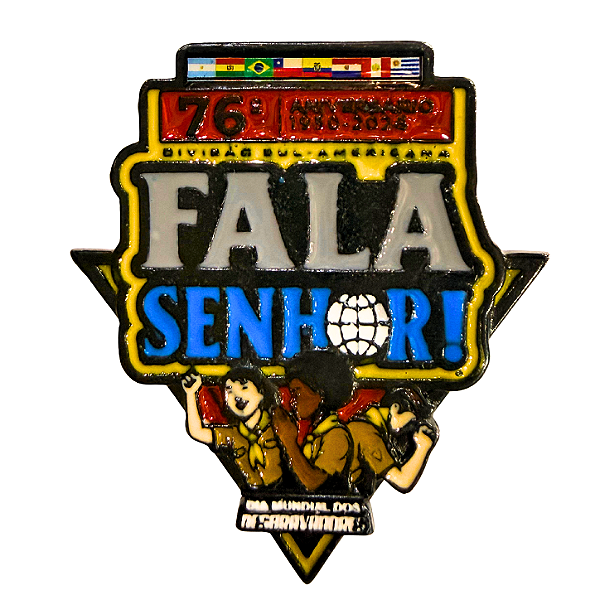 PRENDEDOR - DIA MUNDIAL DBV - 76 ANOS 2026 - FALA SENHOR