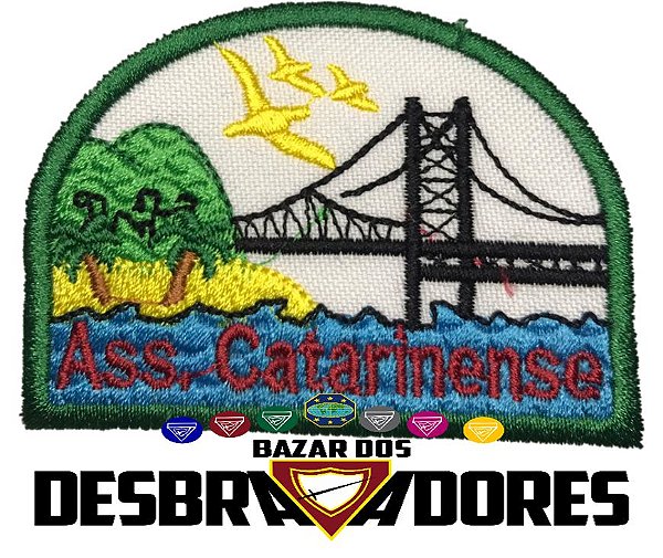 EMBLEMA DE CAMPO ANTIGO-  CATARINENSE - 1ª GERAÇÃO (INTERMEDIÁRIO)