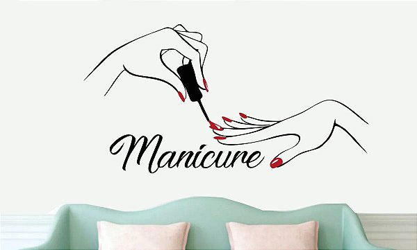 Adesivo para Salão Manicure