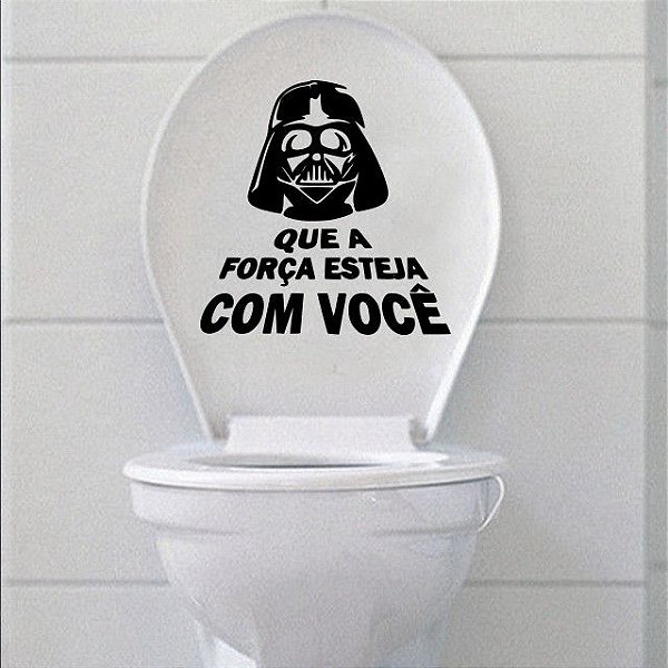 Adesivo de Tampa de Vaso a Força