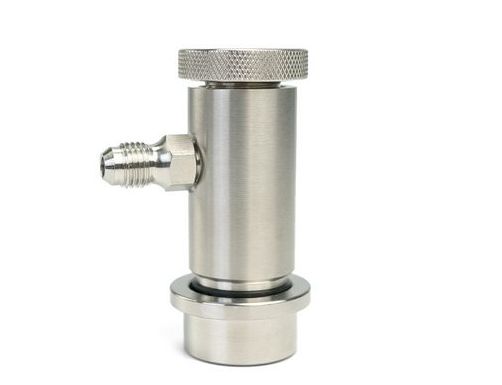 Conector Ball-Lock Liquido INOX - Com Controle Fluxo Rosca 7/16'' - HBS0001-72