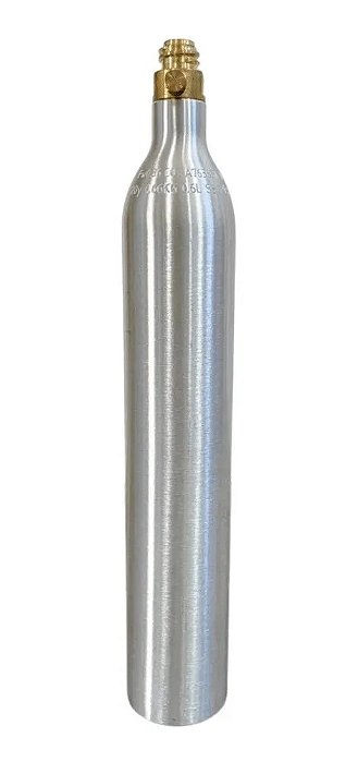 Cilindro De Alumínio Para Co2 Padrão Sodastream - capacidade 0,60L (vazio)