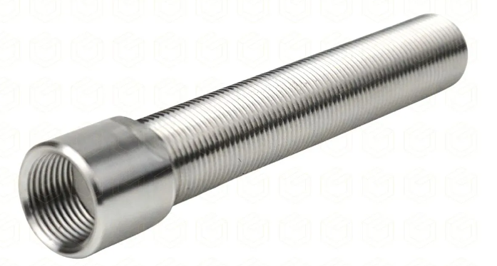 Prolongador p/ Torneiras Chope - G5/8 150mm (rosca 120mm) - Inox