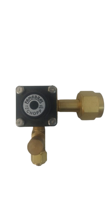Manômetro Pre calibrado FAMABRAS -CHOPP (MINI) AJUSTADO C/ 2,5 KG 1 SAIDA REGISTRO SIMPLES
