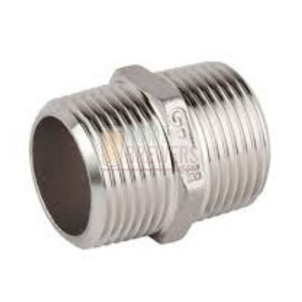 Niple Duplo Sextavado 3/4 - INOX 316 -62