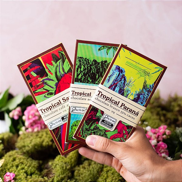 Mini Barra de Chocolate Artesanal Tropical Cacau - 12g