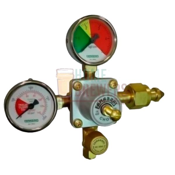 Manômetro Regulador de Pressão CO2 - FAMABRAS