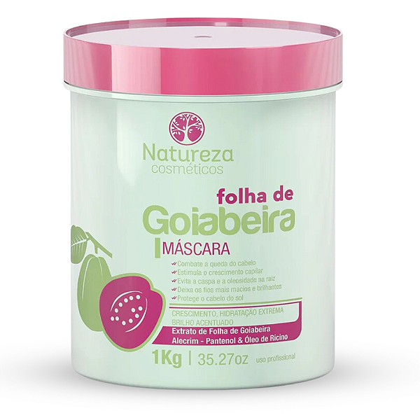 Máscara Folha de Goiabeira 1Kg - Natureza Cosméticos