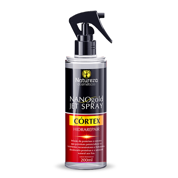 Nano Gold Jet Spray Córtex 200ml - Natureza Cosméticos