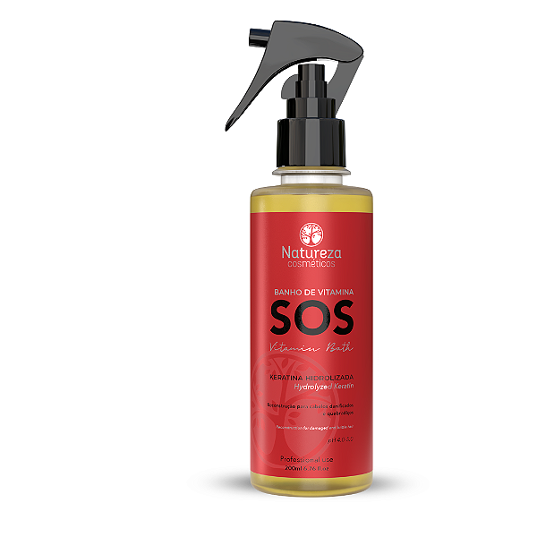 Keratina Hidrolizada SOS 200ml - Natureza Cosméticos