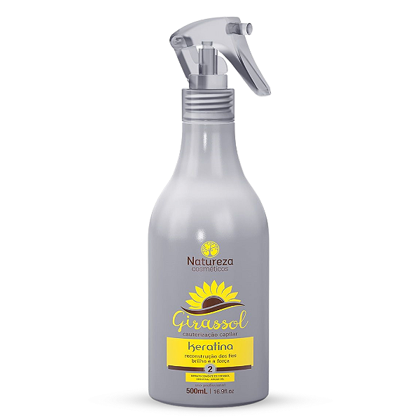 Keratina Cauterização Capilar de Girassol 500ml - Natureza Cosméticos