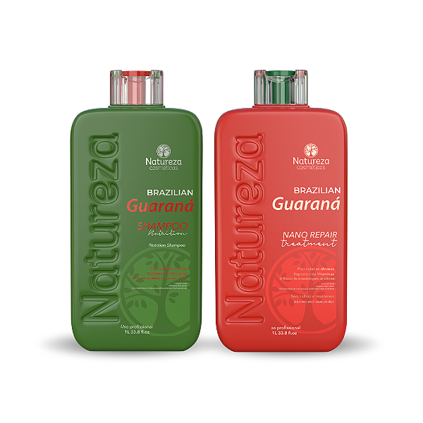 Kit Nano Repair Brazilian Guaraná 1L - Natureza Cosméticos