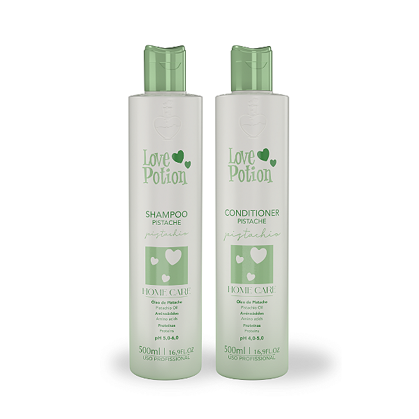Home Care Pistache - Shampoo e Condicionador 500ml - Love Potion