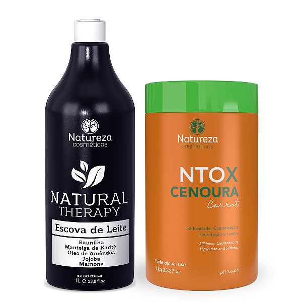 Leite Natural Therapy + Ntox de Cenoura - Natureza Cosméticos