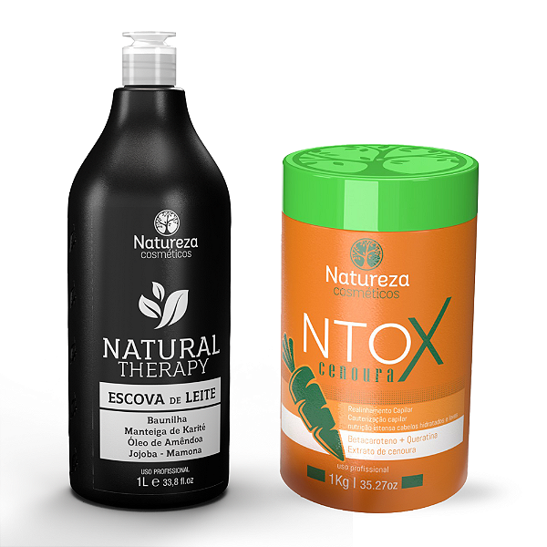 Leite Natural Therapy + Ntox de Cenoura - Natureza Cosméticos