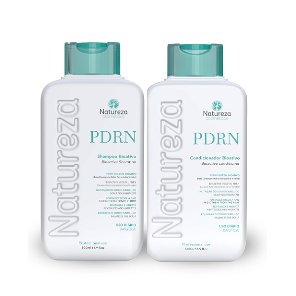 Kit PDRN - Shampoo e Condicionador 500ml - Natureza Cosméticos