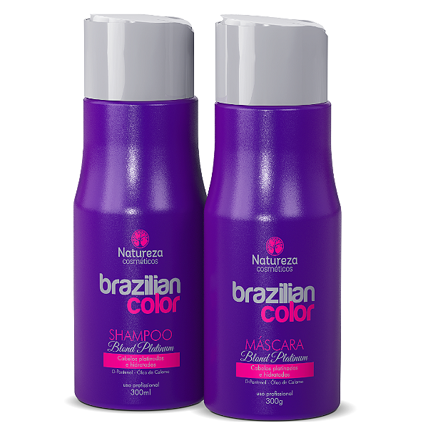 Shampoo e Máscara Blond Platinum - Natureza Cosméticos