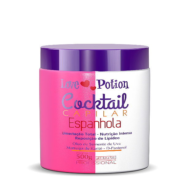 Máscara Cocktail Capilar Espanhola 500g - Love Potion