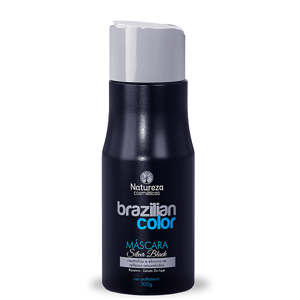 Máscara Matizadora Silver Black 300g - Natureza Cosméticos