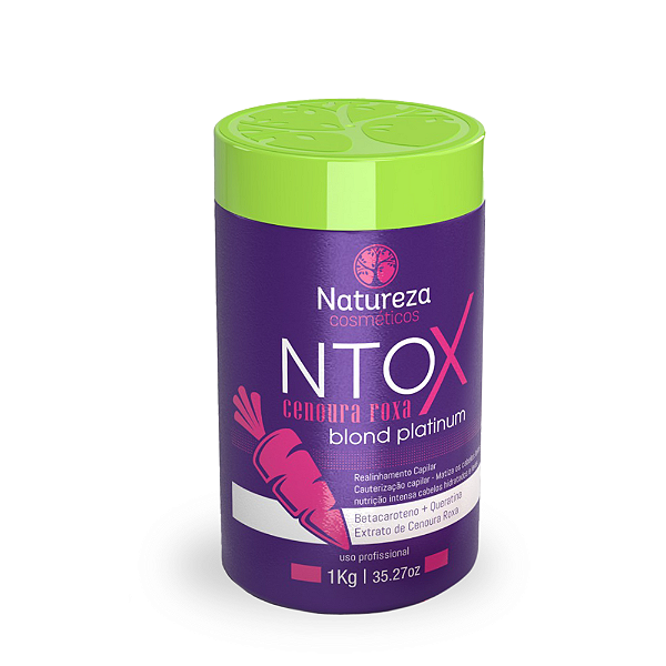 Ntox Cenoura Roxa 1kg - Natureza Cosméticos