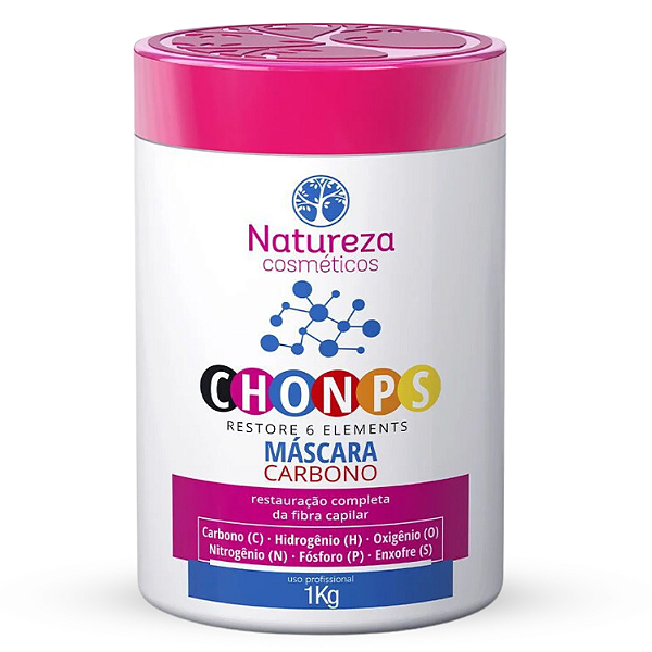 Máscara Carbono Chonps 1Kg - Natureza Cosméticos