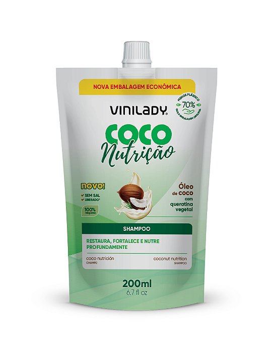 Sachê Shampoo Coco Nutrição 200ml