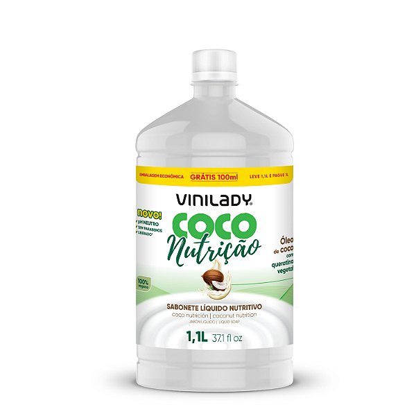 Sabonete Líquido Coco Nutrição 1,1 L