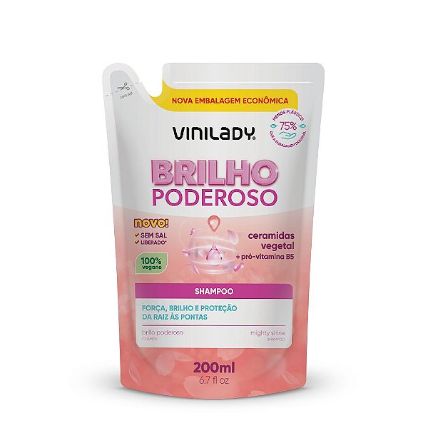 Sachê Shampoo Brilho Poderoso 200ml