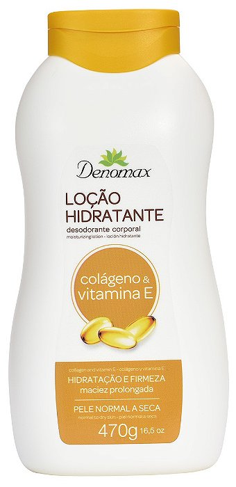 Loção Desodorante Hidratante Colágeno e Vitamina E 490ml