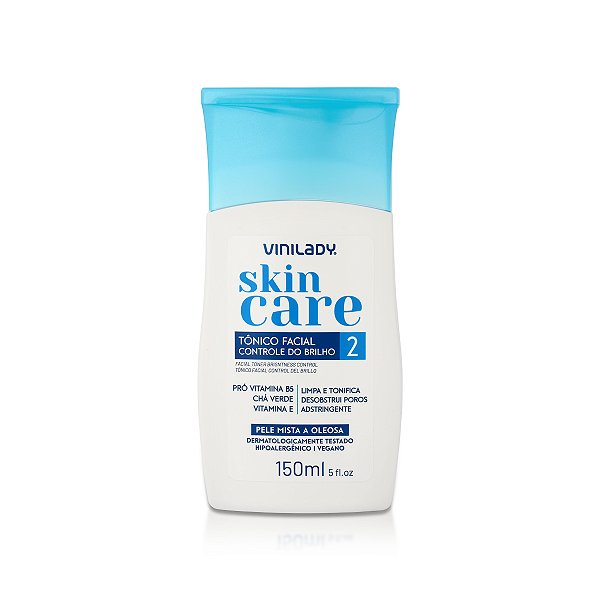 Tônico Facial Controle do Brilho Peles Mistas a Oleosas 150ml