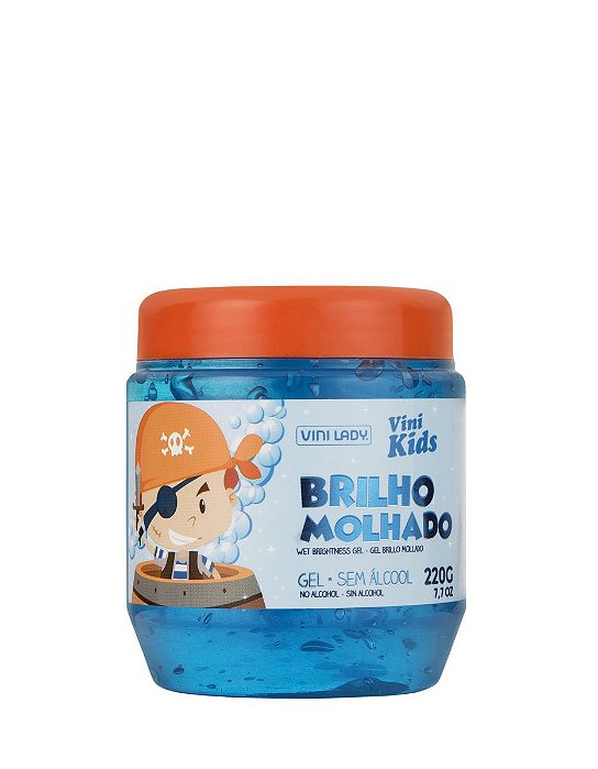 Gel Azul Kids Brilho Molhado 220g