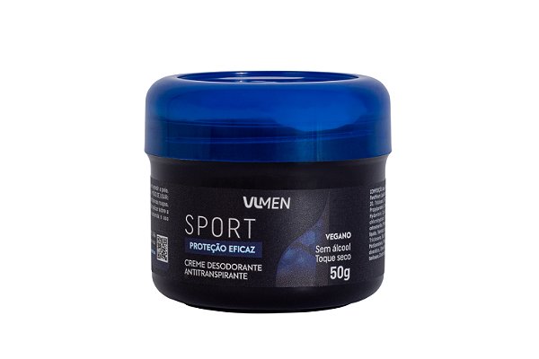 Creme Desodorante Antitranspirante Sport 50g