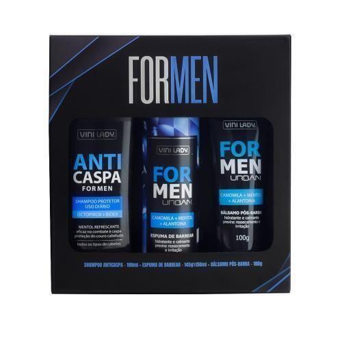 Kit Barbear Box For Men Urban c/ 3 itens